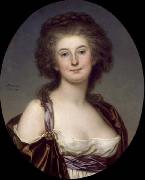 Adolf Ulrik Wertmuller Mademoiselle Charlotte Eckerman (1759-1790), Swedish opera singer and actress France oil painting artist